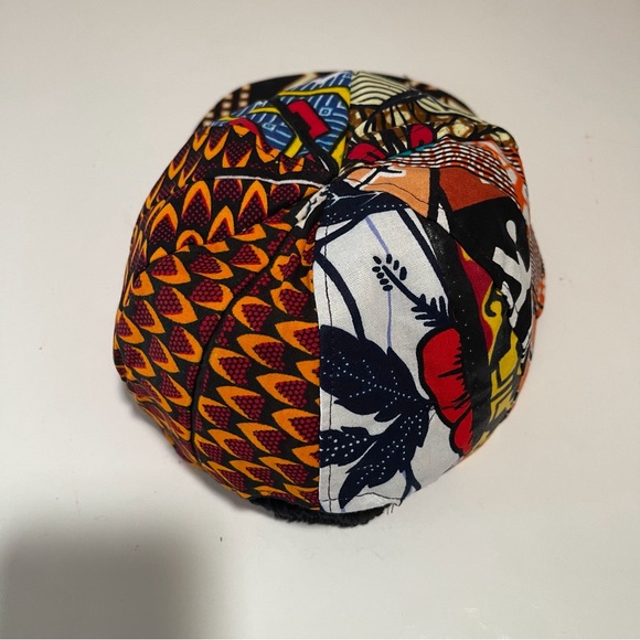 African Print Ankara Handmade Multicolor Bohemian Patchwork Baseball Cap - Picture 8 of 8